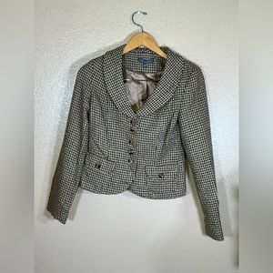 Temt Sophia Plaid Blazer